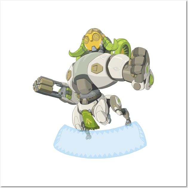 Overwatch: Orisa Wall Art by donisalmostagenius